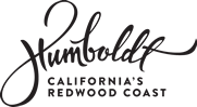 This image contains the text "Humboldt" in a stylized font, followed by "California's Redwood Coast" written underneath it.